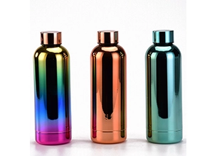 stainless steel water bottle glossy